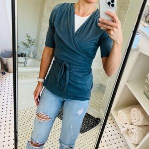 Anthropologie Vanessa Virginia size small wrap top